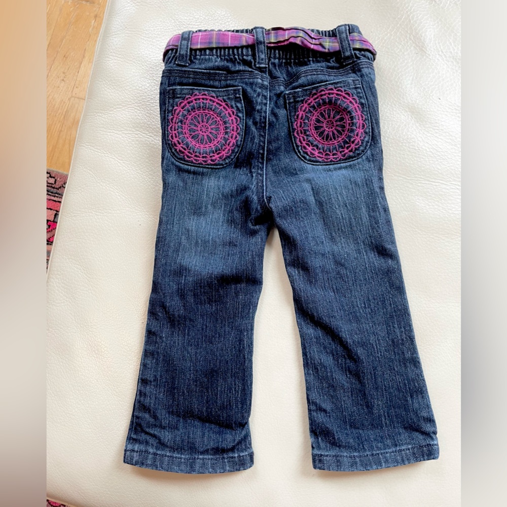 3/$20💥Hilfiger Embroidered Jeans, Purple
Plaid Sash Belt, Dark Denim, Whiskers